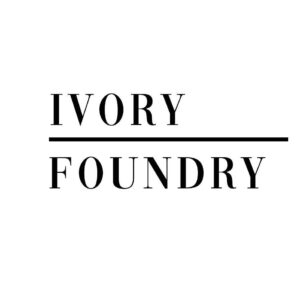 Ivory Foundry Venue Logo 2021 Contatins text Ivory Foundry
