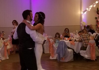 Fort Wayne DJs Bride and Groom on Dance floor