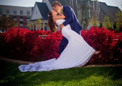 A wedding photo taken by and contains text A Photo Reflection