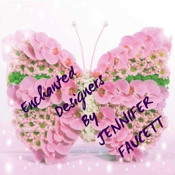 Amanda Bradford Floral Design Logo contains text and painted images of flowers